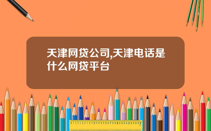 天津网贷公司,天津电话是什么网贷平台