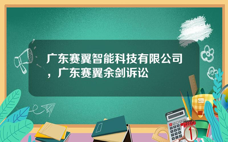 广东赛翼智能科技有限公司，广东赛翼余剑诉讼